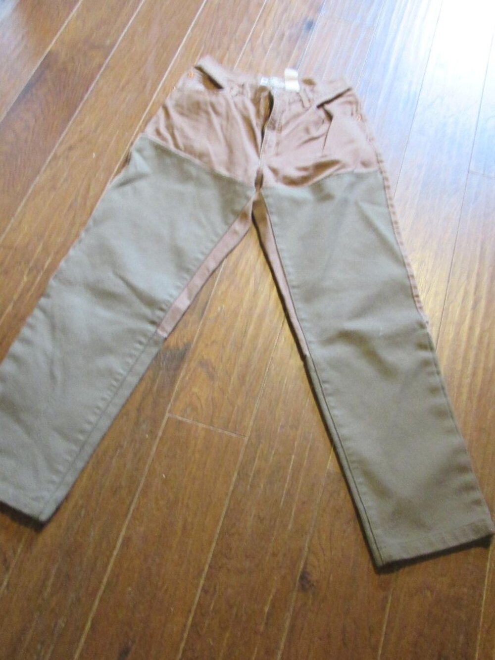 vtg Columbia USA brush guard hunting pants khacki 30x30 VGUC
